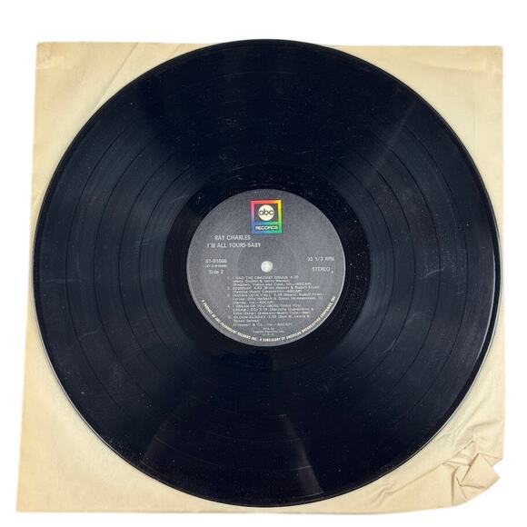 Ray Charles, I’m All Yours – Baby! Vinyl LP, 1970 ABC Records ST-91666 Soul Jazz - Picture 4 of 6